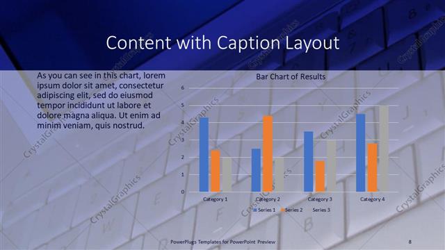 Content with Caption presentation slide layout