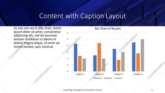 Content with Caption presentation slide layout