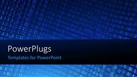 presentation powerpoint code Presentation with code - A collection of binary numbers with bluish background