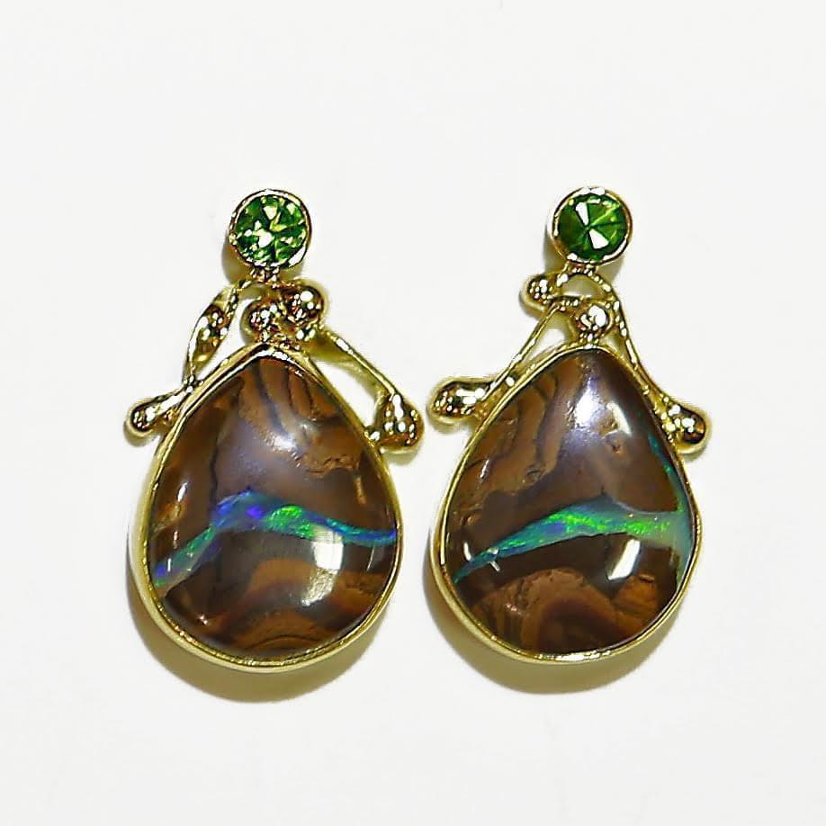 Earrings by Jennifer Kalled in Stratton VT
