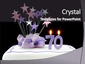 Top 70th Birthday PowerPoint Templates, Backgrounds, Slides and PPT Themes.
