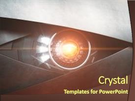 top robot eye powerpoint templates backgrounds slides and ppt themes