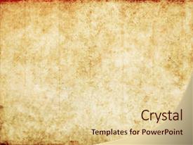 presentation having texture of old paper background and a lemonade colored foreground