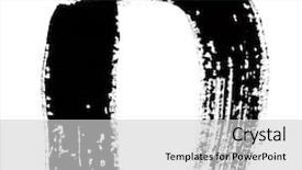  Presentation with black ink - PPT theme featuring 0 - black ink numbers over the white background background and a light gray colored foreground