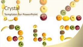  Presentation with fruits - Presentation design having trap skeet - closeup of black and white background and a red colored foreground