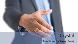  Presentation with indian - Presentation design featuring 1 1 meetings - close up indian businessman hand background and a ocean colored foreground