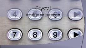  Presentation with metal - Presentation with 1 2 3 - metal phone pad in stainless background and a light blue colored foreground