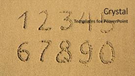  Presentation with numbers - Cool new PPT layouts with young blonde woman holding pumpkins for halloween backdrop and a sky blue colored foreground