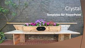  Presentation with corona - Cool new presentation theme with 1-5-meter-bench backdrop and a gray colored foreground