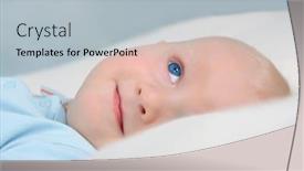  Presentation with evaluation of 5 years old boy - Slides consisting of 1 5 years old boy background and a light blue colored foreground