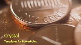  Presentation with italy united states - Cool new presentation theme with 1 cent coin money usd backdrop and a tawny brown colored foreground
