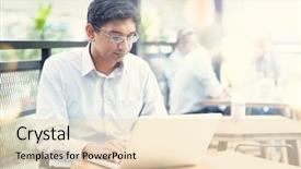  Presentation with asian - Colorful presentation theme enhanced with 1 malaysia - candid asian indian man using backdrop and a lemonade colored foreground