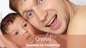  Presentation with neonatal nurse baby hand mother - Cool new slides with personal development - explore experience journey travel trip backdrop and a red colored foreground