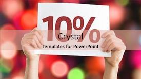  Presentation with colorful fancy carp fish koi - PPT theme with 10 - 10 card with colorful background background and a  colored foreground