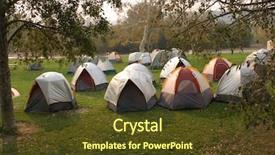  Presentation with fire fighters - Cool new presentation with 10-25-07 tents in the staging area for all the fire fighters to get some rest backdrop and a tawny brown colored foreground