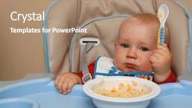  Presentation with 2nd birthday for baby boy - Cool new presentation design with 10 months old sad baby backdrop and a coral colored foreground