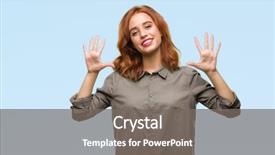  Presentation with beautiful midnight sun over - Beautiful presentation theme featuring 10 point - young beautiful woman over isolated backdrop and a gray colored foreground