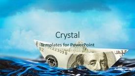  Presentation with floating - Amazing presentation theme having 100 dollar paper boat floating backdrop and a light blue colored foreground