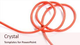  Presentation with way - PPT theme enhanced with 100 foot orange extension cord background and a lemonade colored foreground