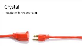  Presentation with spinal cord - Colorful theme enhanced with 100 foot orange extension cord backdrop and a white colored foreground