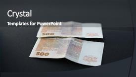  Presentation with national safety day - Slide set with 1000 bills - thousand lats - latvian national background and a dark gray colored foreground