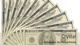  Presentation with of fireball isolated - PPT theme enhanced with 1000 bills - us dollars banknotes isolated background and a mint green colored foreground