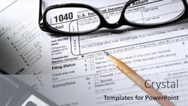  Presentation with philippine tax - Presentation having 1040-tax-form-in-blank background and a lemonade colored foreground