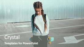  Presentation with old style - Slides enhanced with 11-12 years old tween background and a gray colored foreground