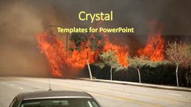  Presentation with wild fire - Amazing presentation having 11-15-2008 brea california backdrop and a tawny brown colored foreground