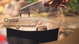  Presentation with february - Colorful PPT theme enhanced with 11 2012 in bali indonesia backdrop and a coral colored foreground