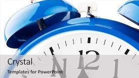  Presentation with clock countdown - Cool new slide set with 11 55 on a clock backdrop and a light gray colored foreground