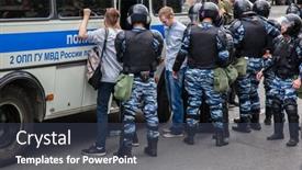  Presentation with police corruption - Beautiful PPT layouts featuring 12-june-2017-russia-moscow backdrop and a  colored foreground