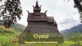  Presentation with diverse century 21 thinkers - Slide deck enhanced with 12th century wooden hopperstad stave background and a tawny brown colored foreground