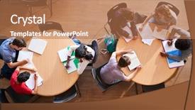  Presentation with high school - Amazing PPT theme having 13 15 years - overhead shot of high school backdrop and a coral colored foreground