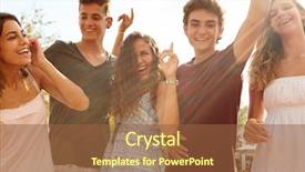  Presentation with dance beautiful couple dancing ballroom - Cool new PPT theme with 14 - group of teenage friends dancing backdrop and a tawny brown colored foreground