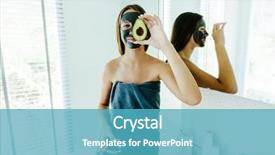  Presentation with 4 years old children and doctor - Slide set consisting of 14 - lifestyle of 12-14 years old background and a teal colored foreground