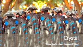  Presentation with christians - Audience pleasing theme consisting of 14 2008 - moors and christian backdrop and a  colored foreground