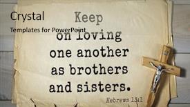  Presentation with top 150 - Audience pleasing slides consisting of 150 bible verses about love backdrop and a  colored foreground