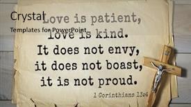  Presentation with top 150 - PPT layouts featuring 150 bible verses about love background and a mint green colored foreground