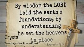  Presentation with top 150 - Cool new presentation with 150 bible verses about wisdom backdrop and a mint green colored foreground