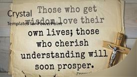  Presentation with top 150 - PPT layouts consisting of 150 bible verses about wisdom background and a mint green colored foreground