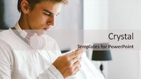  Presentation with old music - Presentation enhanced with 16 - 16 years old teenager using background and a lemonade colored foreground