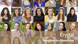  Presentation with different - Theme having 16 25 - collection of 28 different caucasian background and a coral colored foreground