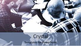  Presentation with projector - PPT layouts featuring 16 25 - high angle view of business background and a teal colored foreground