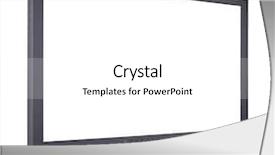  Presentation with monitor computer - PPT theme consisting of 16 9 - computer monitor with clipping path background and a white colored foreground