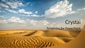  Presentation with camel in the thar desert - Presentation with 16 9 - panorama of dunes of thar background and a coral colored foreground