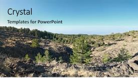  Presentation with peninsula plateau - Slides having 16 9 - panoramic view galvarina plateau background and a  colored foreground