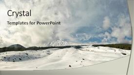  Presentation with volcano - Audience pleasing slide deck consisting of 16 9 - panoramic view of white smoke backdrop and a lemonade colored foreground