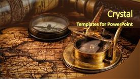  Presentation with vintage world travel - Audience pleasing presentation theme consisting of 16 9 - travel geography navigation concept background backdrop and a tawny brown colored foreground