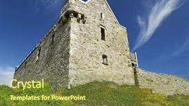  Presentation with baltimore - Beautiful presentation design featuring 17th century dunasead castle baltimore backdrop and a tawny brown colored foreground